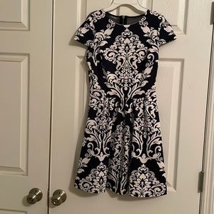 Junior’s size 3/4 navy and white party dress